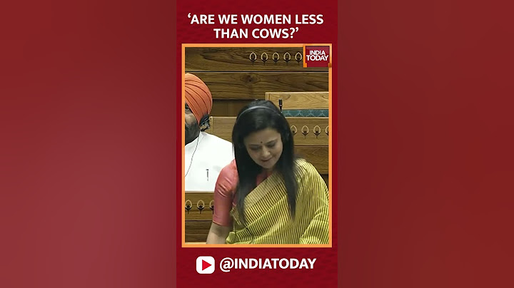 Are We Women Less Than Cows?: Mahua Moitra | Mahua Slams BJP In Lok Sabha