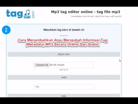 Cara Menambahkan Atau Mengubah Informasi Tag(Metadata) MP3 Secara Online!
