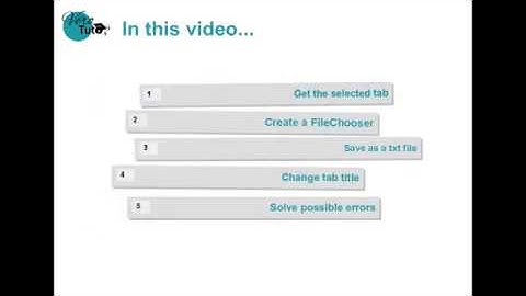 5/8 Create a text editor (Java) - Save a new file