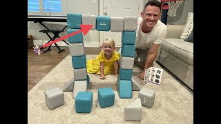 Review and Demo of Magnetic Soft Building Blocks for Kids, Magnetic Blocks, Big Blocks screenshot 4