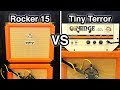 Orange Rocker 15 VS Orange Tiny Terror