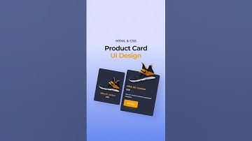 Product Card Ui Design HTML CSS
