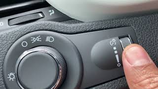 Fiat 500 - How to turn on/off interior ceiling dome light