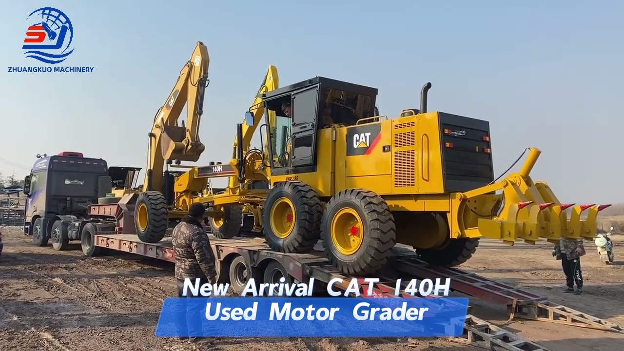 Used CAT 140H Motor Grader Arriving & Test Drive | Reliable Grader in Action!