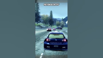 How to turn off annoying Motion Blur Effect NFSMW 2005
