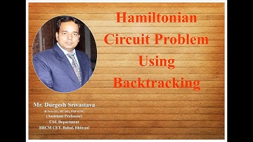Hamiltonian Circuit Problem using Backtracking | Advance Data Structure| Computer Science | Hindi