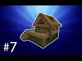 Minecraft  Modern Teras, Bodrum ve Çatı Katlı Ahşap Ev Yapımı #7