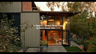 The Thomas & Barbara Wirick House, Calvin Straub (1958)