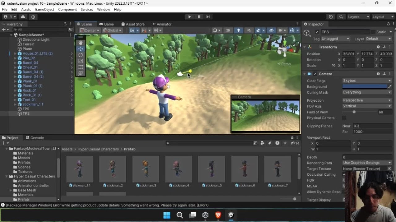 Tutorial Unity Dasar Bahasa Indonesia | Import Asset, Membuat Terrain ...