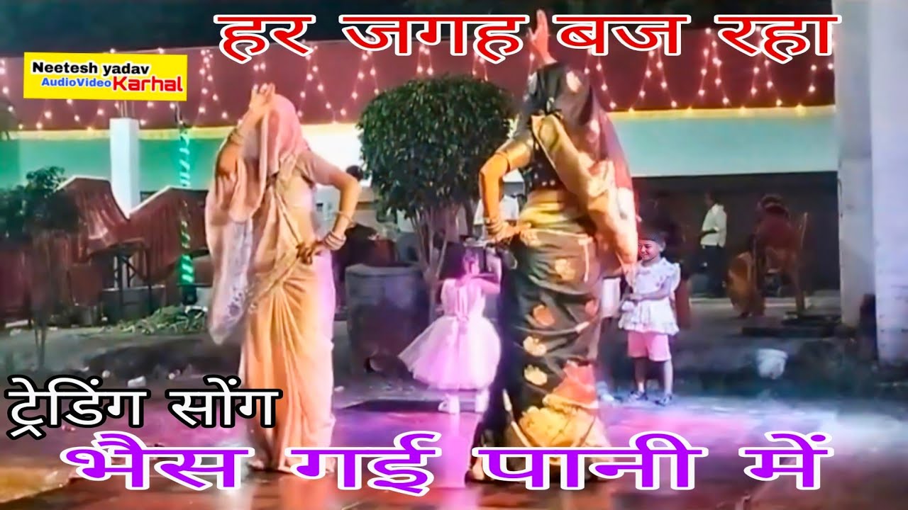 भैस गई पानी में सजि धजि के बनाय रही रील।। नीतेश शास्त्री Neetesh_shastri_dehdti_dance_trending_songs