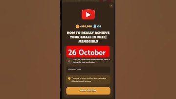 How to REALLY Achieve Your Goals in 2025| MemeGirls #memefi