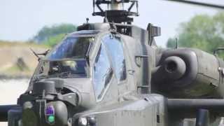 Apache 'Royale'  Prince Harry carried in the Apache Helicopter at Cosford Airshow 2013