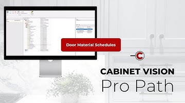 Building Door Schedules | Part 4 - Cabinet Vision Pro Path