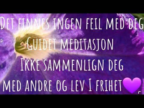 Video: Har meditasjon hjulpet deg?