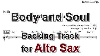 Body And Soul - Backing Track With Sheet Music For Alto Sax
