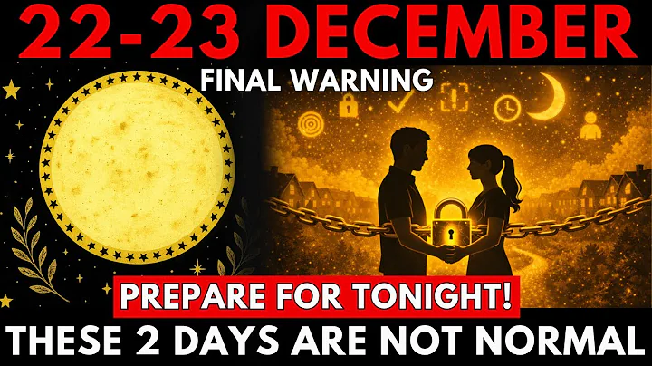 🚨 22–23 DEC: After the New Moon & Solstice — 7 Signs Your Path Is NOW LOCKED IN