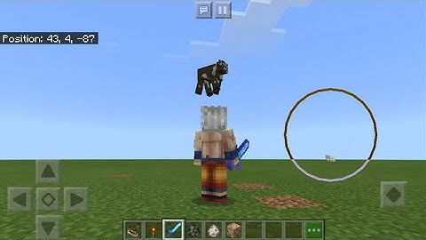 How to make gravity sword in Minecraft pe