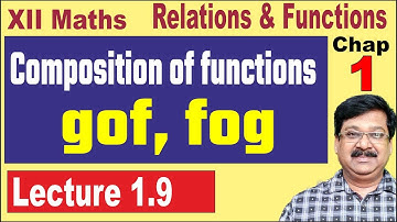 1.9, Composition of functions, gof in Maths, fog in Maths,  Class 12 Maths NCERT Ex 1.3, Chapter 2