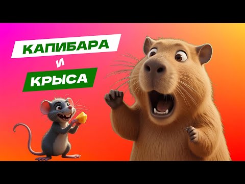 Капибара и Крыса — мультфильм для детей