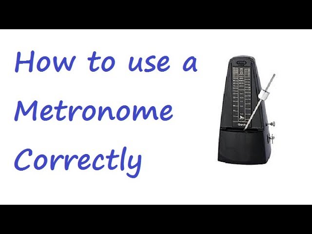 How to use a Mechanical Metronome featuring the  Veteto