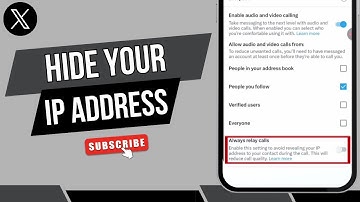 Hide your IP address on X (Twitter) #twitter #twitterx