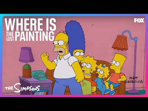 The Simpsons | Missing Painting Robot Chicken Couch Gag