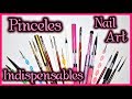 pinceles NECESARIOS para NAIL ART - Pinceles para hacer diseños en las uñas