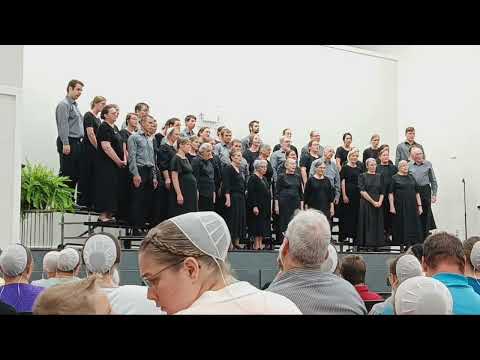 joyful spirit choir singing somebody's knockin at pilgrim fellowship school may 7 2023