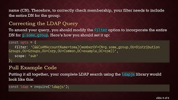 How to Craft an Effective LDAP Query to Search for Users in Groups