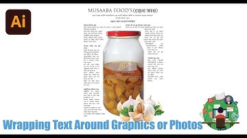 Wrapping Text Around Graphics or Photos in Illustrator CC