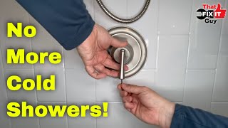 Quick Fix For Shower Not Getting Hot