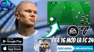 FIFA 16 MOD EA FC 2024 ANDROID COM CHAMPIONS LEAGUE, LIBERTADORES,LIGA SAUDITA & COPA DO BRASIL ?