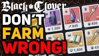 I've Been Farming Gears WRONG! (Black Clover M)