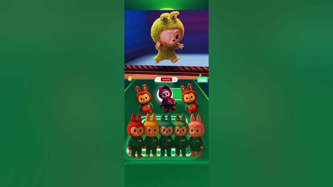 Labubu in Squid Game 💃🏻 Coffin Dance 🎮 Tiles Hop #shorts #tileshop #shortsfeed #viral #labubu