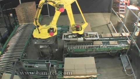 End of Line Palletizing Cell - Food Industry