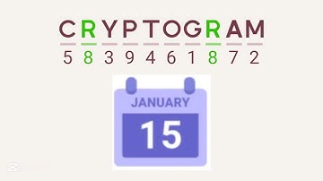 Cryptogram Daily Challenge january 15 2025 - 