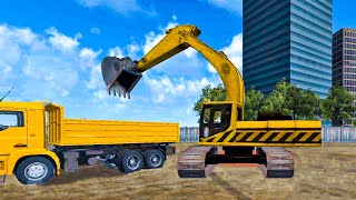 City Construction Trucks Sim - Excavator Truck Driving - Android gameplay screenshot 5