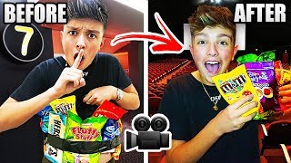 Life hacks you need to know!! how sneak any food into the movies /
cinema without anyone knowing... with this crazy hack can candy
into...