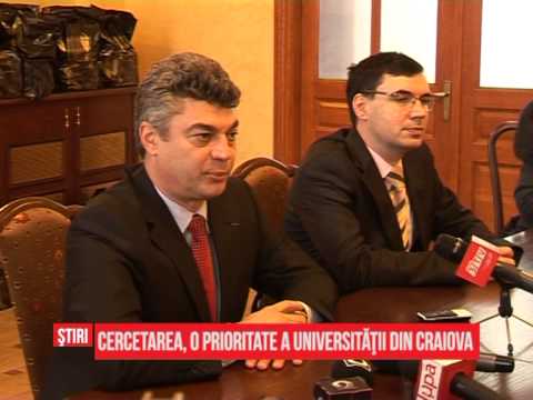 Cercetarea, o prioritate a Universității din Craiova