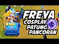 Freya wyrmslayer panggung cosplay patung pancoran  magic chess mobile legends