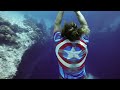 Captain America - Underwater Hero | Deans Blue Hole, Bahamas
