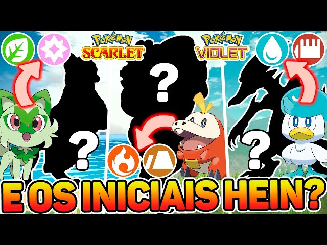As possíveis referências para os novos iniciais! - Pokémon Gen 9 -  Pokémothim