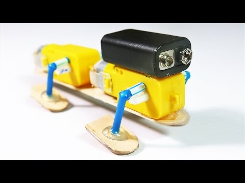 How To Make A Very Simple 4 Legged Walking Robot