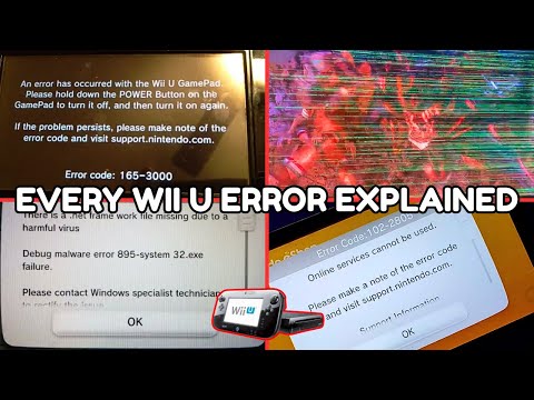 EVERY Wii U Error EXPLAINED!