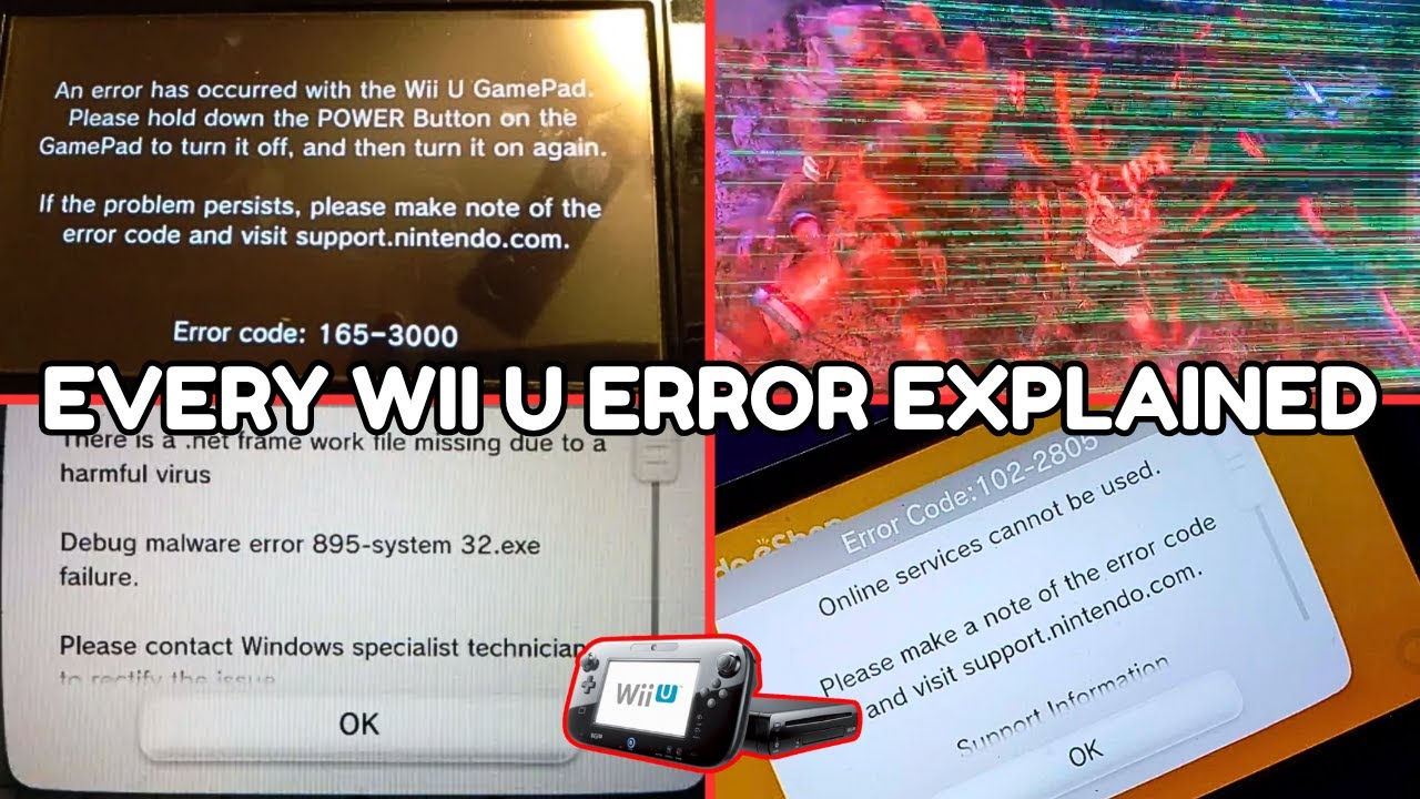 EVERY Wii U Error EXPLAINED!