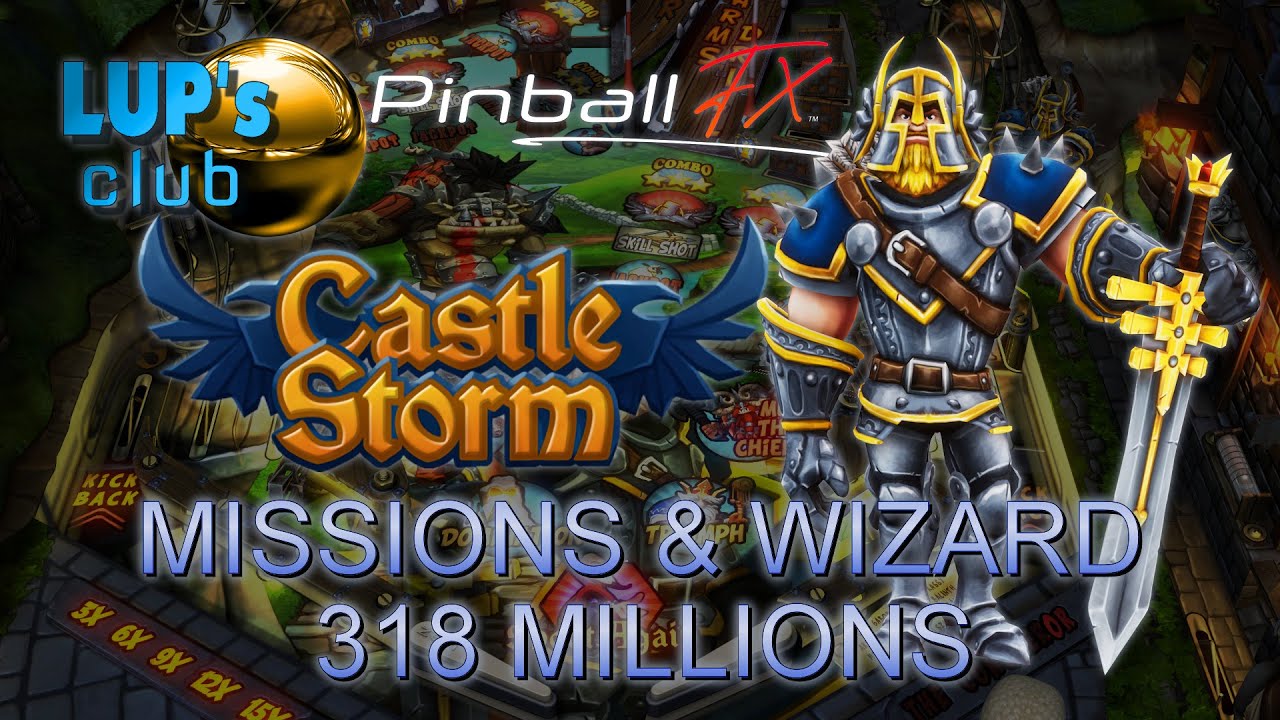 Pinball FX [4K] Zen Originals CastleStorm All the modes & Wizard (318