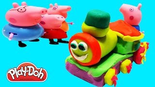 Play Doh Train We Make From Kids Tv Chanel Educational Videos For Children.