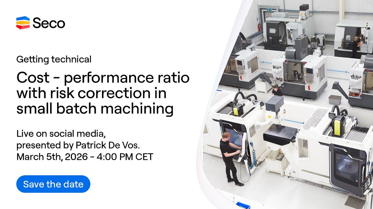 Cost - performance ratio with risk correction in small batch machining