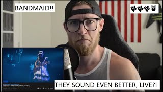 THEY SOUND THIS WAY LIVE!? BAND-MAID | DOMINATION (Official Live Video) (WoeTheReacts REACTION)