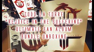 Todd La Torre &quot;REJOICE IN THE SUFFERING&quot; Ultimate Fan Album Bundle Unboxing